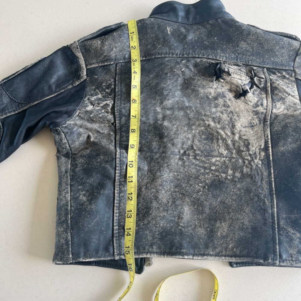 Dr Romanelli custom made cropped leather jacket XS - Picture 7 of 7